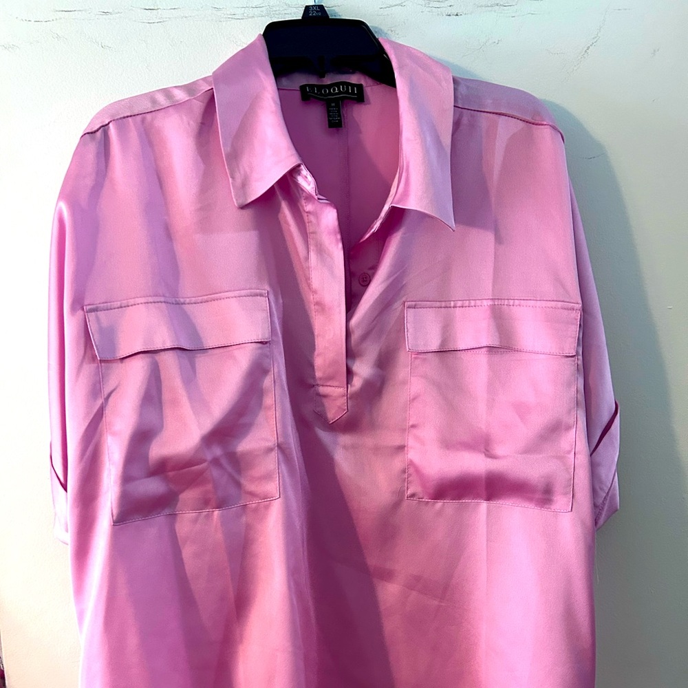 Pink Silk top